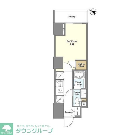 ドゥーエ横濱鶴見の物件間取画像